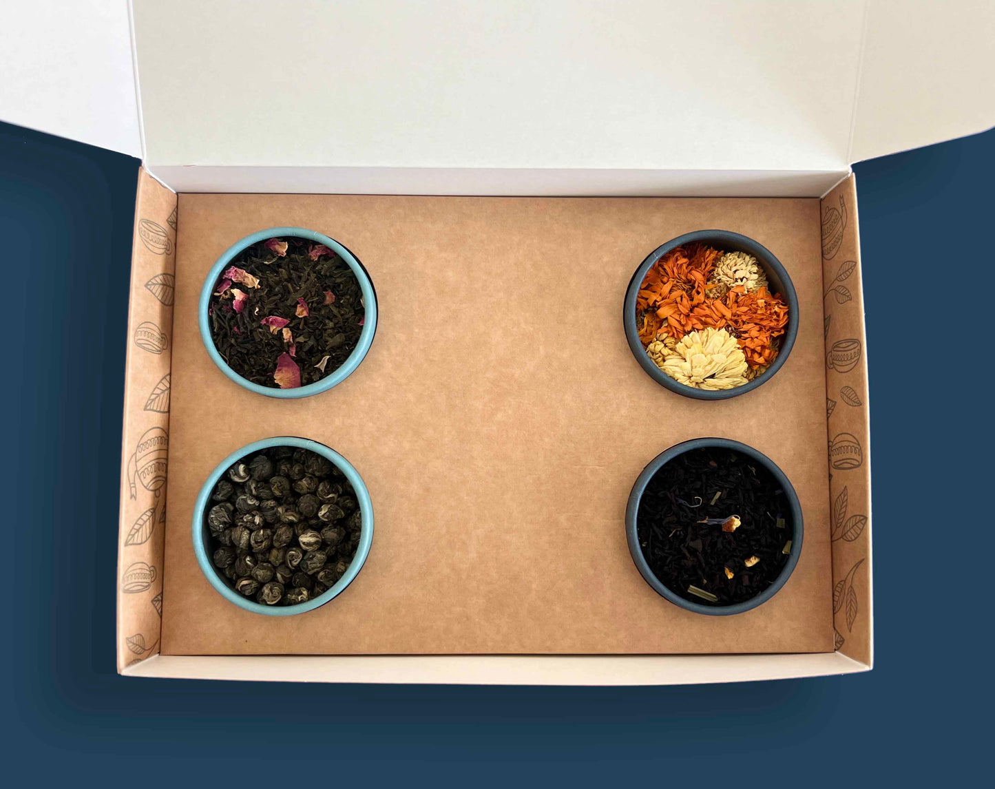 Tea Gift Box (4 Flavors) + Our Signature Mug