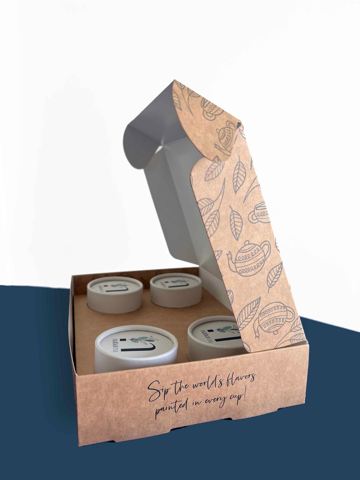 Tea Gift Box (4 Flavors) + Our Signature Mug