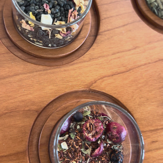 tea tray display for F&B 